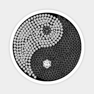 D20 Ying Yang Magnet